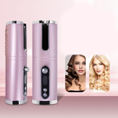 China Portable Cordless Automatic Curling Iron Wand, Auto Curling Iron, Rechargeable Auto Interrupt Portable Curling Wand For Hair Styling for sale