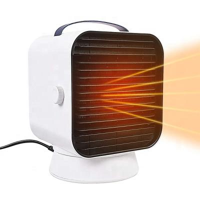 China Fast Heating+rotating+normal Coil 2021 Best 1000W Oscillating Handy Ceramic Desktop Heater Mini Portable Electric Heaters Auto PTC for sale