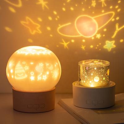 China Modern Multi Functional Music Sky Bedroom Star Projector Night Light Rotating Starry Lamp for Kids and Gifts for sale