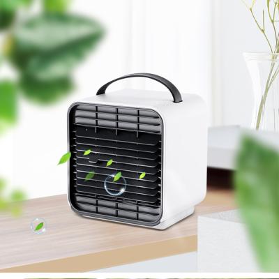 China New Design USB Mini Household Air Cooler Fan Ion Air Water Cooler Negative Mini Negative Ion Air Water Cooler Fan with Night Light for sale