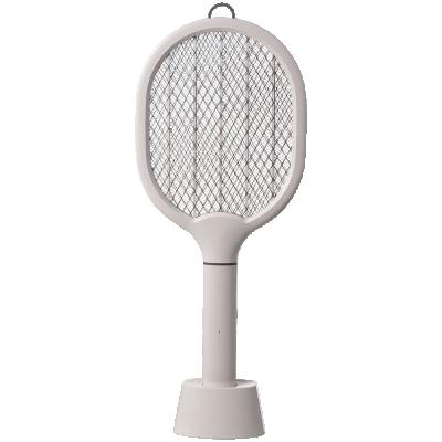 China Viable Wholesale Mini Electronic Mosquito Killer Racket Swatter Rechargeable Battery Mosquito Bat With Light for sale