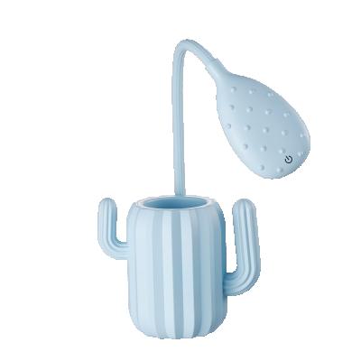 China Office/Bedroom Household Cactus Eye Protection Learning Folding Pen Holder Storage Reading Lamp Desk Lamp for Kids for sale