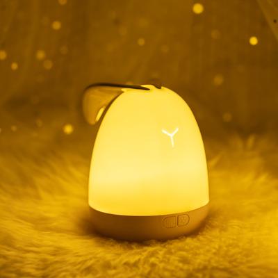 China Factory direct sales bedroom design cute lazy fragrance lamp romantic indoor creative rechargeable rabbit fragrance lamp for sale