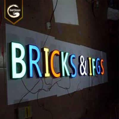 China Hot Style Eco-friendly 3d Outdoor Advertising Letters Acrylic Metal Alphabet Gold Shopping Mall Sign Decorative Letters for sale