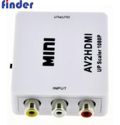 China Mini Composite Video Converter RCA PAL NTSC CVBS AV to HDMI Converter AV-HDm for sale