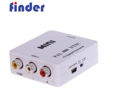 China No need to install drivers new model PAL /NTSC/SECAM to PAL/NTSC MINI TV format video two way converter for sale