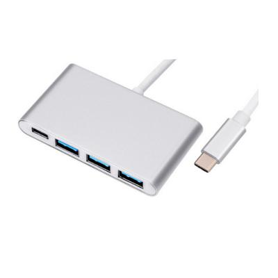 China USB+ PD Adapter USB Type C to USB Type C Hub with 3port PD Power Supply to Usb 3.0 Hub for Macbook for sale