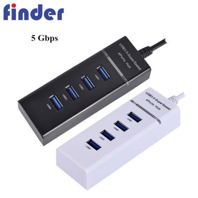 China ABS usb3.0 usb hub 4 port 5Gbps high speed usb hub 3.0 for sale