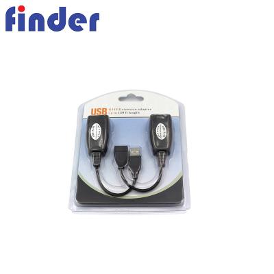 China Plastic Top Selling USB/RJ45 Extender By UTP Cable 150ft USB Extender for sale