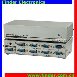 China High Quality Computer 8 VGA Splitter Left VGA Splitter With 8 Left VGA Spliter for sale