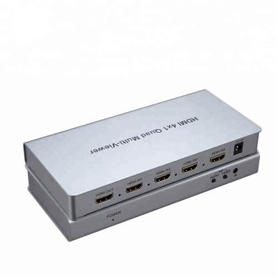 China Hot Selling HDMI Multiviewer 4x1HDMI 4 Input 1 Output HDMI Switcher Support hdmi multiviewer for sale