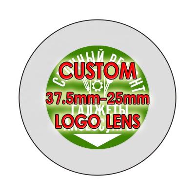 China Projector Gobo Projector Lighting 37.5mm - 25mm Logo Projector Borosilicate Glass Lens Custom Gobo Projector Material Gobo Glass Lens for sale