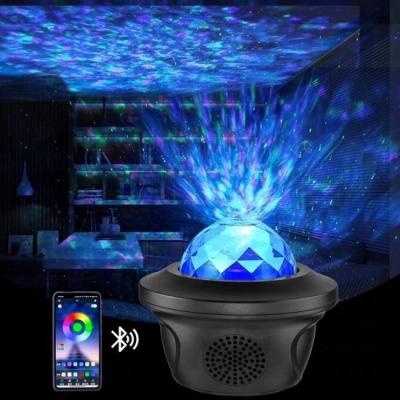 China Universal Starlight Projector Sky Starry Projector Compatible with Alexa and Google Assistant Wifi Music Night Light Baby Star Projector for sale