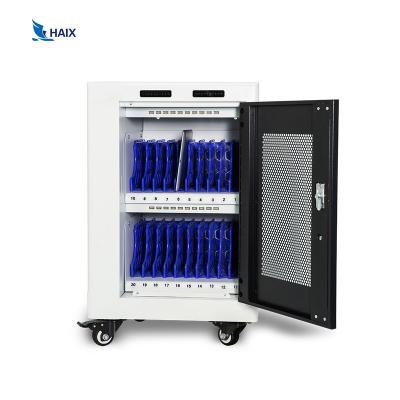 China Haix Charging Cart for 20PCs Ipad Charging DC USB Port Charging Cart for Education 20pcs for sale