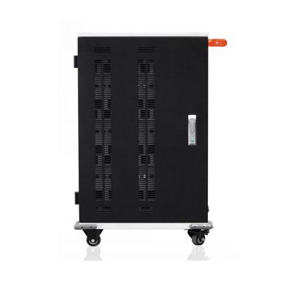 China Custom AC Plug Tablet Educational School Classroom Equipment Charging Cabinet 60 Ports USB Mobile Phone Charging Cart for sale