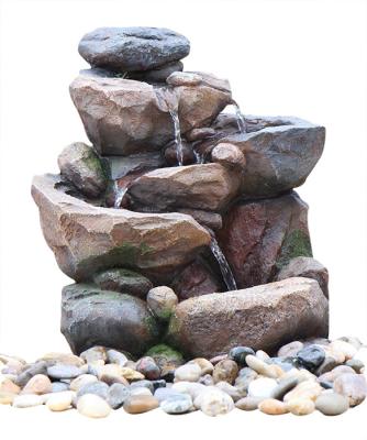 China Reihe des Fachmann-3 außerhalb der Felsen-Wasser-Brunnen für Garten-Verzierungen zu verkaufen