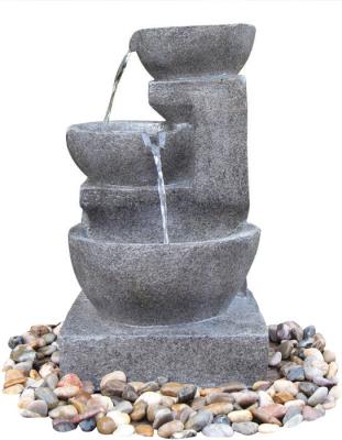 China Fuentes de agua con gradas al aire libre decorativas en material de la magnesia en venta