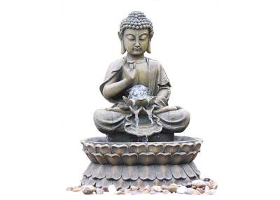 China Kleine Natur-Messinggranit-Buddha-Statuen-Wasser-Brunnen für Hauptdekor zu verkaufen