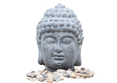 Cina Fontana della caratteristica dell'acqua di Buddha della pietra di colore della natura per l'OEM domestico della decorazione accettabile in vendita