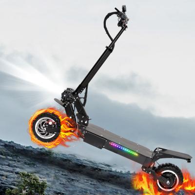 China T108 Unisex 2021 New High Speed ​​Off Road 6000W 60V 50Km 13 Inch 2 Double Wheel Fat Tire Motor Adult E Electric Scooters for sale