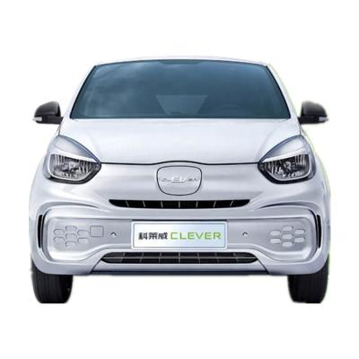 China Cheapest long range fabric SAIC micro high speed electric car with 301km range and airbags for sale