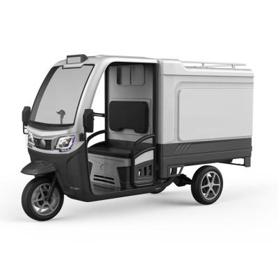 China Electric Cargo Cargo Tricycle with Big Compartment Included for Express Delivery for sale