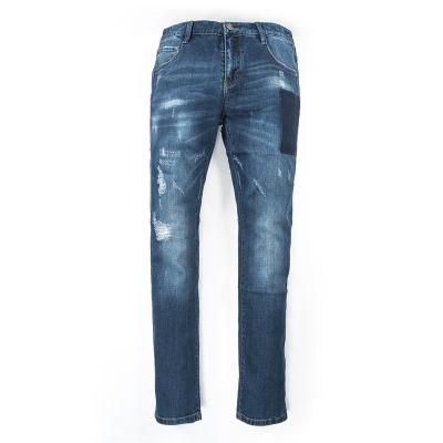 China 2021 Hot Sale Breathable Jeans For Mens Biker Ripped Skinny Jeans Pantalones for sale