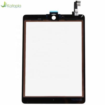 China New Replacement Digitizer For iPad Air 2 With Adhesive iPad 9.7 Inch Small Home Button Parts Assembly for sale