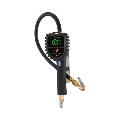 China Inflate Pressure Gauge Manufacturing Tire Inflator Digital Measuring Tire Inflator With Pressure Gauge for sale