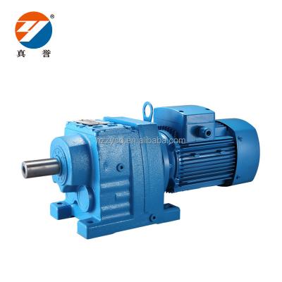 China Hotels Series Parallel Helical Motor Gearbox Coaxial R Axis Helical Gearbox with Direct Motor for Converter/Mixer Gearbox for sale