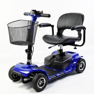 China China Factory 24V 180W Unisex Cheap Foldable Mobility 4 Wheel Electric Scooter With Mechanical Brake for sale