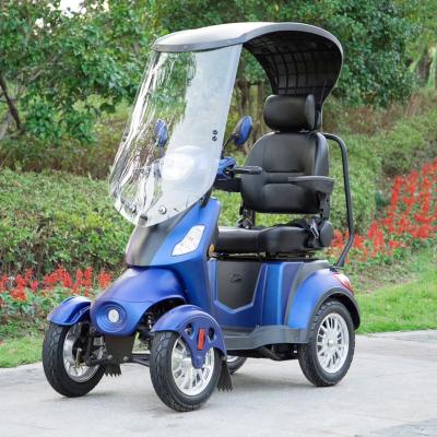 China ECE Approved Rubber+Aluminum Alloy Electric Mobility Scooter Four Wheel Elderly for sale