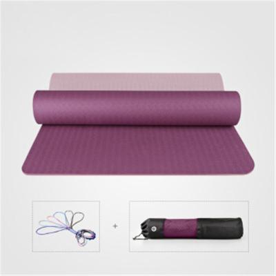 China Eco - Friendly Tape OEM Body Exercise Yoga Mat Tutorial Yoga Mat for sale