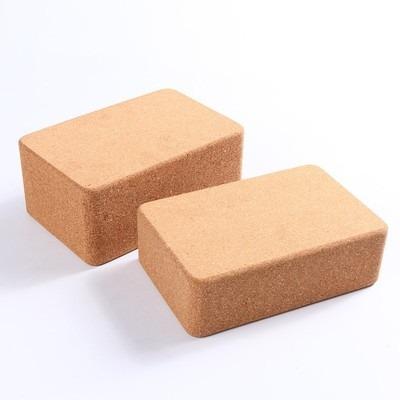 China High Density Custom Repurposed Eco-Friendly Natural Cork Yoga Block Brick for sale