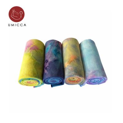 China UMICCA Microfiber Yoga Quick Dry Super Cooling Anti-Slip Custom Printed Towels for sale