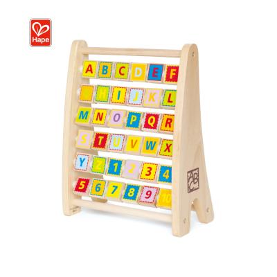 China Schima Hape Amazon Learning Early Educational Toys Wooden Alphabet Abacus Toys for sale