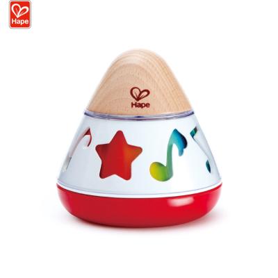 China Toy Wholesale Wooden Cartoon Infant Musical Jingle Bell Rattle Soft for sale