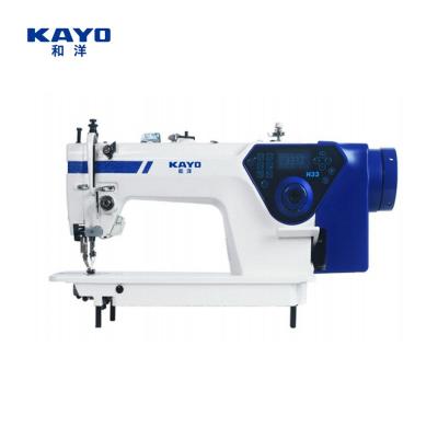 China Automatic Lubrication KAYO K33 Customized wholesale operate flexibly computer direct drive flat sewing machine for sale