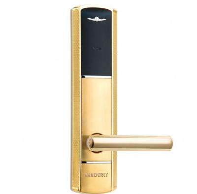 China Star Hotel Hotel Rfid Card Key Lock System Zinc Alloy Keyless Electronic Door Lock for sale