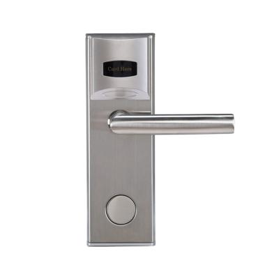 China 2021 Hot Selling Star Hotel Stainless Steel RFID Hotel Key Card Lock Smart Hotel System for sale