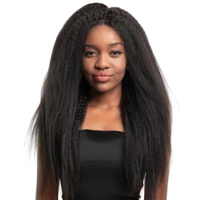 China High Density Lace Front Wigs Yaki Perucas Wholesale Curly Full Curl Straight Hair Kolkata Hair Wig 16 Inches for sale