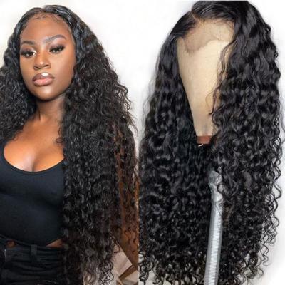 China Real curly front lace wig is suitable for female curly front 13x4 lace real wig pre bonded baby for sale