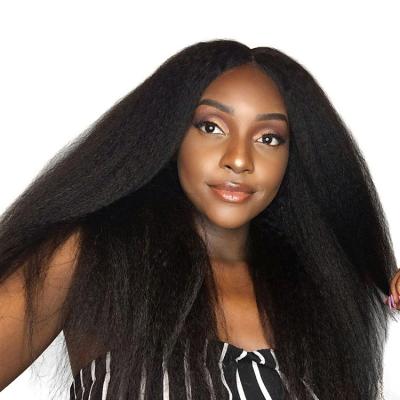 China Wholesale Unprocessed Silky Straight Hair U Part Raw Unprocessed Wig For Color Women's Curly Straight U Part Wig for sale