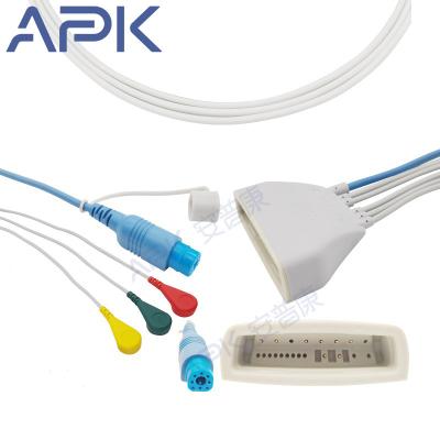 China Mornitoring HP MX40 ECG Telemetry Wire 3 Medical Patient Compatible Lead Wires Break IEC for sale