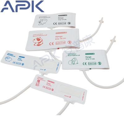 China Medical Patient Disposable Monitoring Newborn Cuff Blood Pressure Cuff ALL Size Free Sample Direct Factory Price for sale