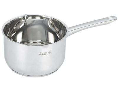 China SUSTAINABLE ELEGANCE 1.6L 304 Stainless Steel Sauce Pan Commercial Induction Cooking Pot Te koop