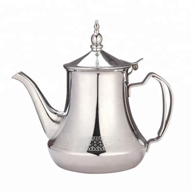 Китай Sustainable High Quality Morocco Stainless Steel Turkish Coffee Pot Teapot Set Serving Pot Kettle продается