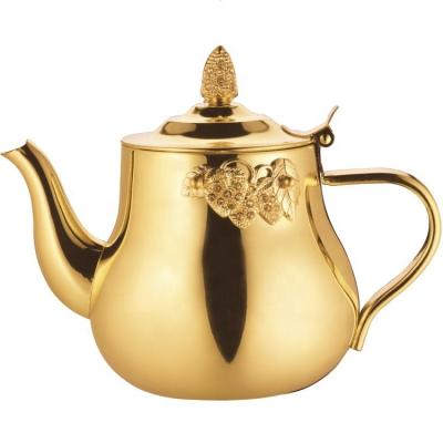 China 2021 xinkaicheng hot sale belly shape stainless steel teapot viable for sale