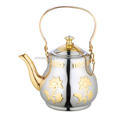 China Sustainable High Quality Non-Electric Arabic Turkish Coffee Pot 0.9L 1.3L 1.6L 1.8L Stainless Steel Teapot for sale