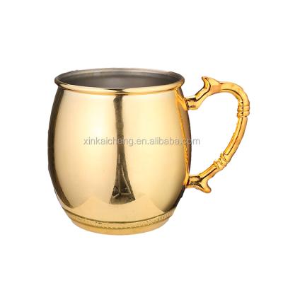 China Sustainable Hot Wholesale Hammered 20oz Solid Stainless Steel Moscow Mule Beer Mug for sale